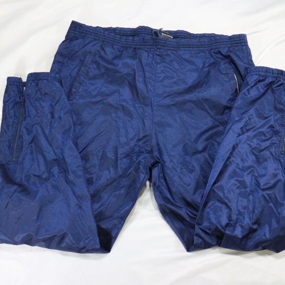 Vintage COTLER 80s 90s Blue Zip Leg Track Pants - Picture 6 of 8